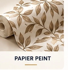 Carte illustrée SOL & SENS : Papier Peint.